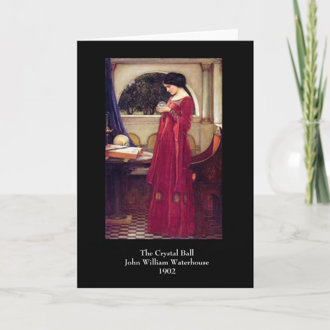 Crystal Ball Greeting Card (Front)