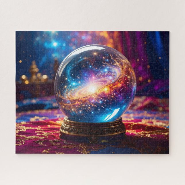 Crystal Ball - I See A Cosmic Event In Your Future Jigsaw Puzzle (Horizontal)