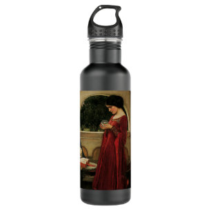 Crystal Ball Woman Waterhouse Painting 710 Ml Water Bottle