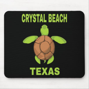 Crystal Beach Family Vacation Texas Sea Turtle For Mouse Pad