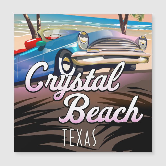 Crystal Beach Texas travel poster (Front)