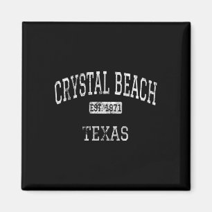 Crystal Beach Texas Tx Vintage Magnet