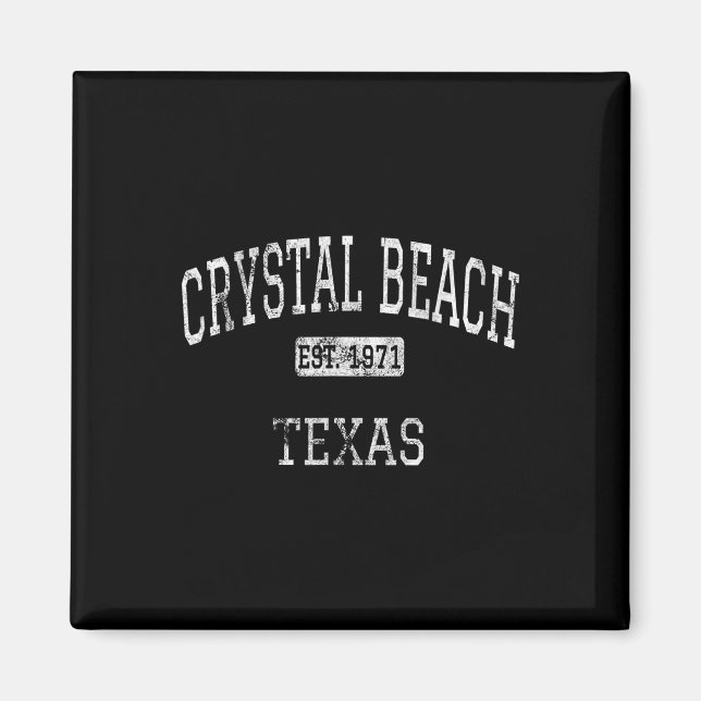 Crystal Beach Texas Tx Vintage  Magnet (Front)