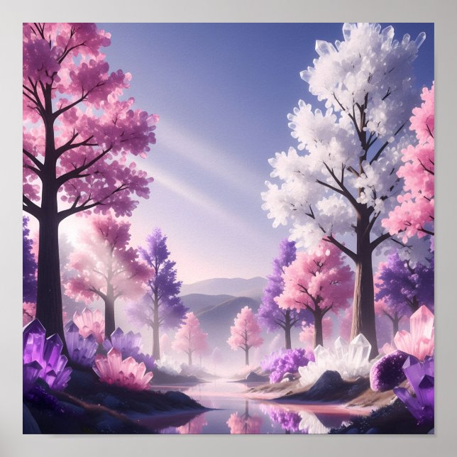 Crystal Blossom Forest of Dreamlight Poster (Front)