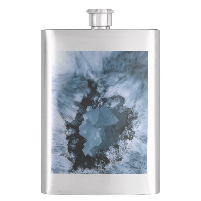 Crystal Blue Fantasy Hip Flask (Front)
