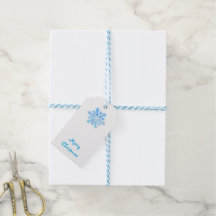 crystal blue snowflake  design