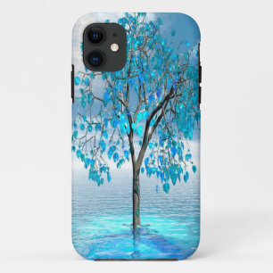 Crystal Blue Tree iPhone 11 Case