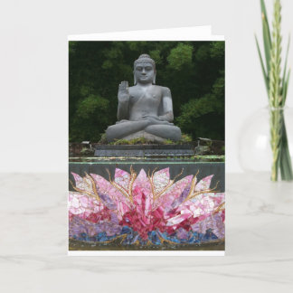 Crystal Buddha  Greeting Card