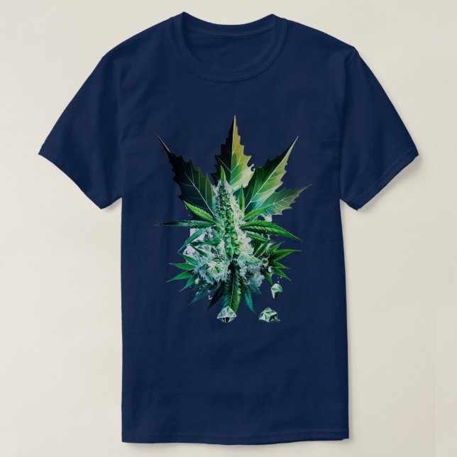 Crystal Buds Design Original Artwork T-Shirt (Design Front)