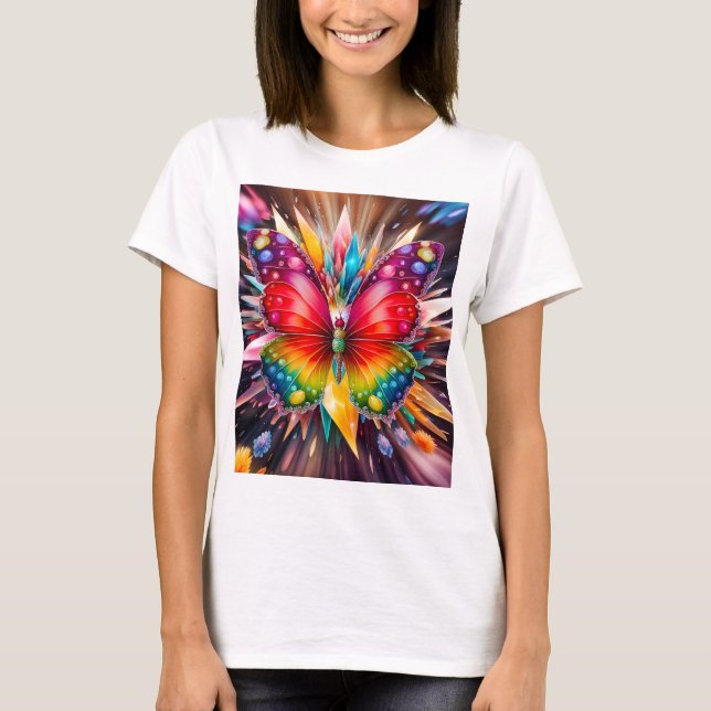 Crystal Butterfly T-Shirt (Front)