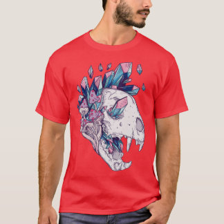 Crystal cat skull T-Shirt
