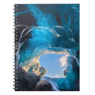 Crystal Cave, Vatnajokull Icefield, South Iceland Notebook