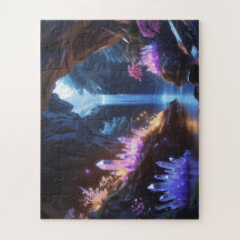 Crystal Cave with Magic Cascade