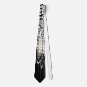 Crystal Chandelier Chic Glass Glitz Glam Mens Tie