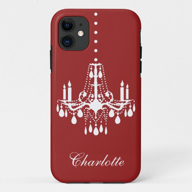 Crystal Chandelier iPhone 5 Case-Mate (red) Case (Back)