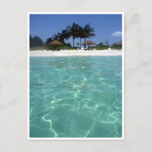 crystal clear bahamas waters postcard