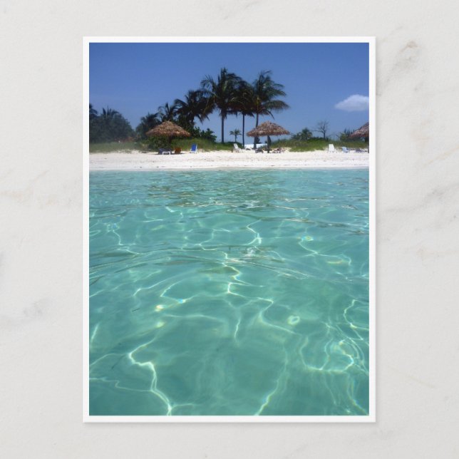 crystal clear bahamas waters postcard (Front)