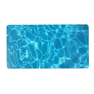 Crystal Clear Sky Blue Pool Water