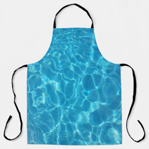 Crystal Clear Sky Blue Pool Water Apron