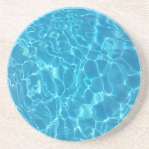 Crystal Clear Sky Blue Pool Water Coaster