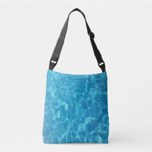 Crystal Clear Sky Blue Pool Water Crossbody Bag