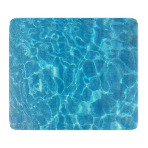 Crystal Clear Sky Blue Pool Water Cutting Board