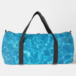 Crystal Clear Sky Blue Pool Water Duffle Bag