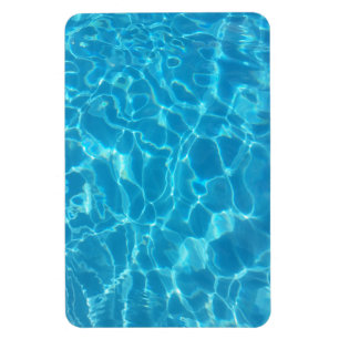 Crystal Clear Sky Blue Pool Water Magnet