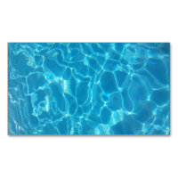 Crystal Clear Sky Blue Pool Water