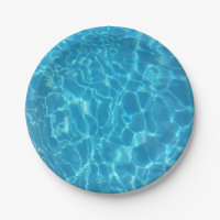 Crystal Clear Sky Blue Pool Water