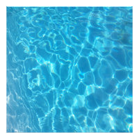 Crystal Clear Sky Blue Pool Water