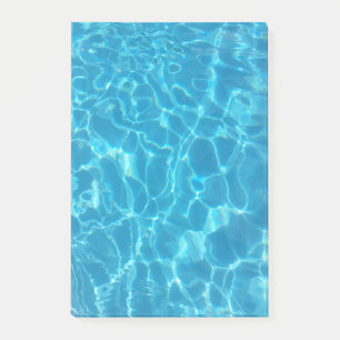 Crystal Clear Sky Blue Pool Water Post-it Notes