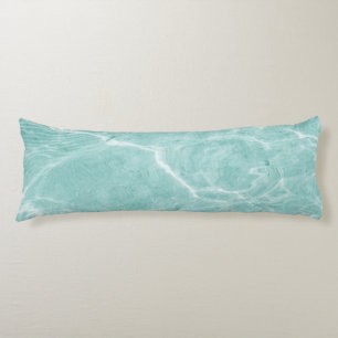 Crystal Clear Soft Turquoise Ocean Dream #2 #wall  Body Cushion