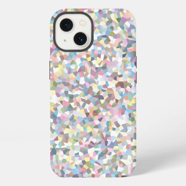 Crystal Colourful Pattern iPhone Case (Back)