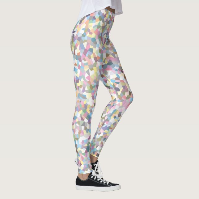 Crystal Colourful Pattern Leggings (Right)