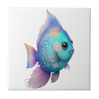 Crystal Colours Fish Ceramic Tile