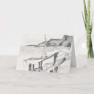 "Crystal Cove/CA" Sketch Greeting Card