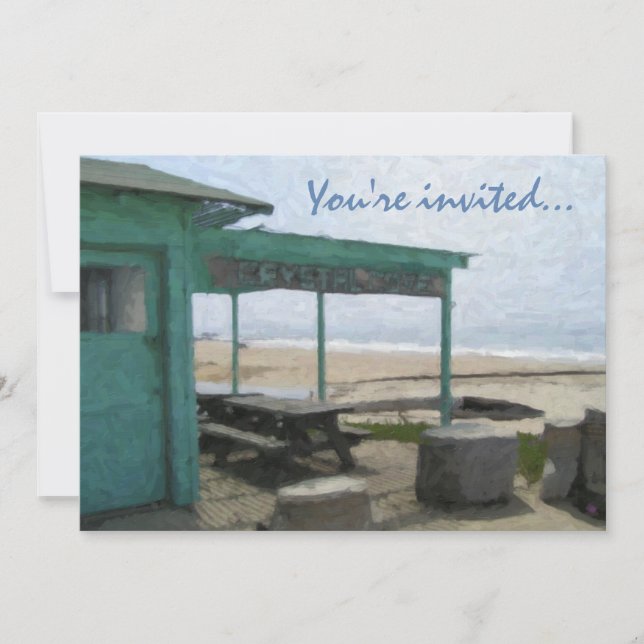 Crystal Cove Party Invitations (Front)