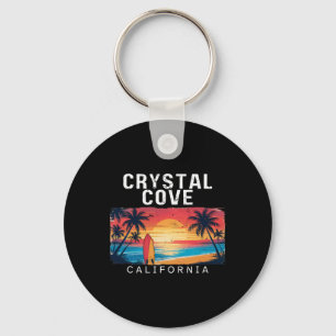 Crystal Cove State Park California Men Women Surfi Key Ring