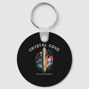 Crystal Cove State Park California Men Women Surfi Key Ring