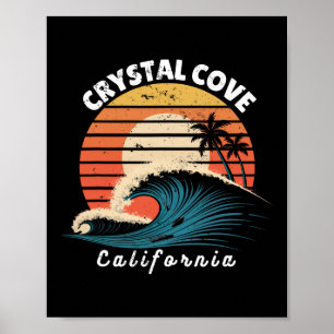 Crystal Cove State Park California Women Men Surfb Poster