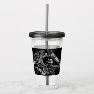 Crystal Coyote Inverted Acrylic Tumbler