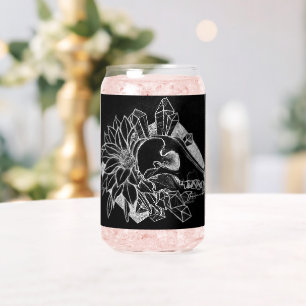 Crystal Coyote Inverted Can Glass