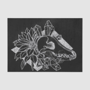Crystal Coyote Inverted Tissue Paper