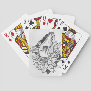 Crystal Coyote Playing Cards