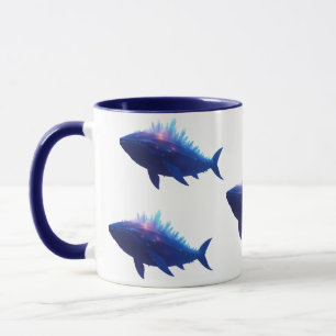 Crystal Crest Whale - Ocean Whales Print Mug