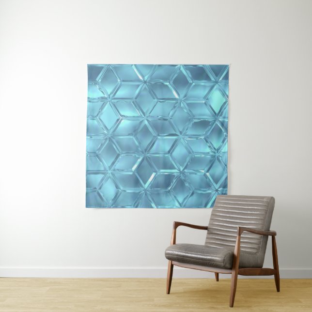 Crystal Diamonds Tapestry (In Situ)