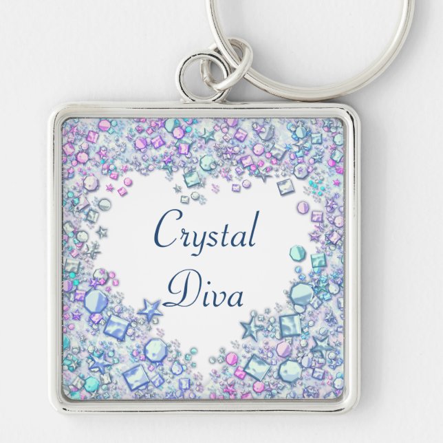 Crystal Diva Key Ring (Front)