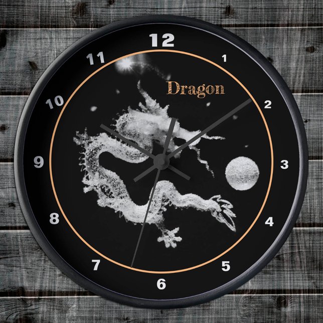 Crystal Dragon & Dragons Lore /Birth of the Dragon Round Clock (Creator Uploaded)