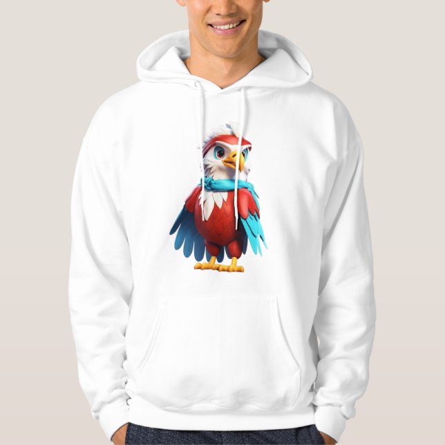 Crystal Eagle Emblem Hoodie (Front)